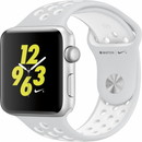 Apple Watch Nike+ 42mm [フラット (Silver) / (White)] ナイキ スポーツ バンド MNTA2