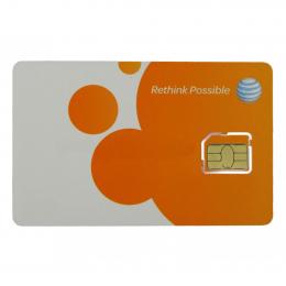 AT&T 米国内専用Micro SIMカード(SKU : 72290) (並行輸入品の日本国内発送)