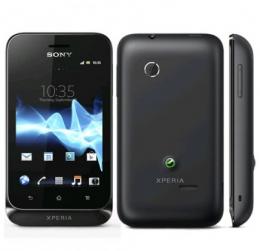 Sony Xperia tipo dual ST21a2 ブラック Android 4.0 SIMフリー (並行輸入品の日本国内発送)