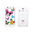 Fujitsu Disney Mobile on docomo F-03F ホワイト Android 4.4 NTT Docomo