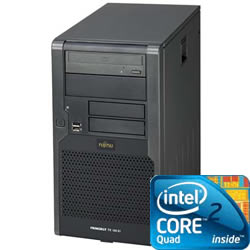 プライベートクラウド本格サーバー クアッドコア ECC メモリ 4GB HDD 160GBx4 富士通 PRIMERGY TX100 S1 (ESXi サポートあり)