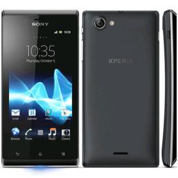 Sony Xperia J ST26i ブラック Android 4.0 SIMフリー (並行輸入品の日本国内発送)