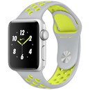 Apple Watch Nike+ 38mm [フラット シルバー / ボルト] ナイキ スポーツ バンド MNYT2
