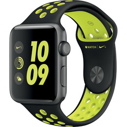 Apple Watch Nike+ 42mm [ブラック / ボルト] ナイキ スポーツ バンド MP0L2