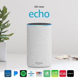 Amazon Echo Alexa パーソナルアシスタント Bluetooth スピーカー [サンドストーン　ファブリック]