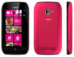 Nokia Lumia 710 (Black / Pink) Windows Phone 7.5 SIM-unlocked