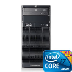 4-core 8-logical-processor Non ECC 8GB HDD 500GBx2 HP Proliant ML110 G6 (with ESXi tech-support)