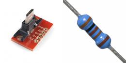 Samsung Galaxy S / S II Software Repair Kit (USB MicroB Plug Breakout Board + 301K Resistor)