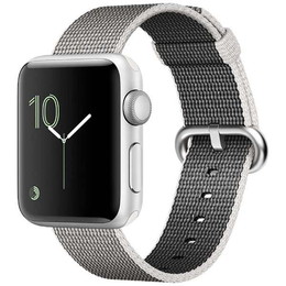 Apple Watch Series 2 38mm [Pearl] Woven Nylon MNRR2