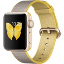 Apple Watch Series 2 38mm [Yellow / Light Gray] Woven Nylon MNRW2