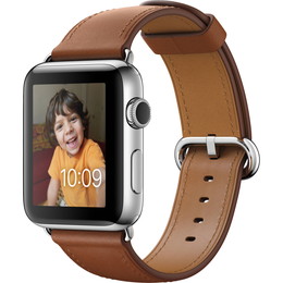 Apple Watch Series 2 42mm [Saddle Brown] Classic Buckle MNU12