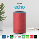 Amazon Echo (2nd gen) Alexa Personal Assistant Bluetooth Speaker [Limited Edition (RED)]