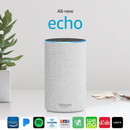 Amazon Echo (2nd gen) Alexa Personal Assistant Bluetooth Speaker [Sandstone Fabric]