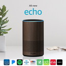 Amazon Echo (2nd gen) Alexa Personal Assistant Bluetooth Speaker [Walnut Finish]